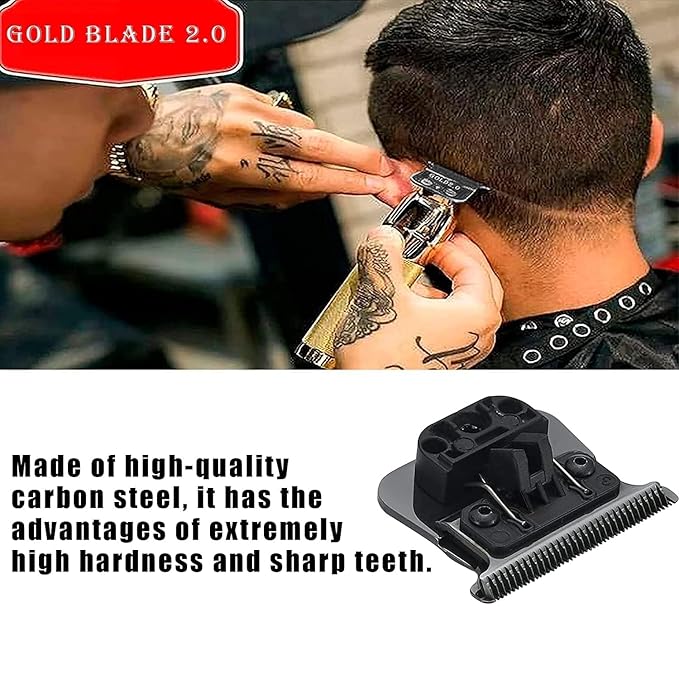 BLACKFX 2.0 Replacement Blades Compatible with BaBylissPRO