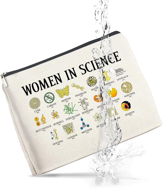 UPNEGE Science Gifts for Teachers Women Science Lovers Makeup Bag