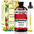 Rose Essential Oil, Rose Oil 4 Fl Oz 120ML for Diffuser Humidifier Yoga Cleaning DIY Candle Soap Making Valentine's Day Gift MUMAZYL Essential Oils
