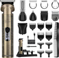 Hatteker 8-in-1 Multi-Functional Grooming Kit for Men Beard Trimmer for Men Hair Clipper Precision TrimmerNose Ear Trimmer Body Groomer Zero-Gap T-Blade, IPX7 Waterproof Cordless Trimmer Set