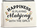 UPNEGE Mahjong Gifts Makeup Bag Accessories for Women Lovers Players