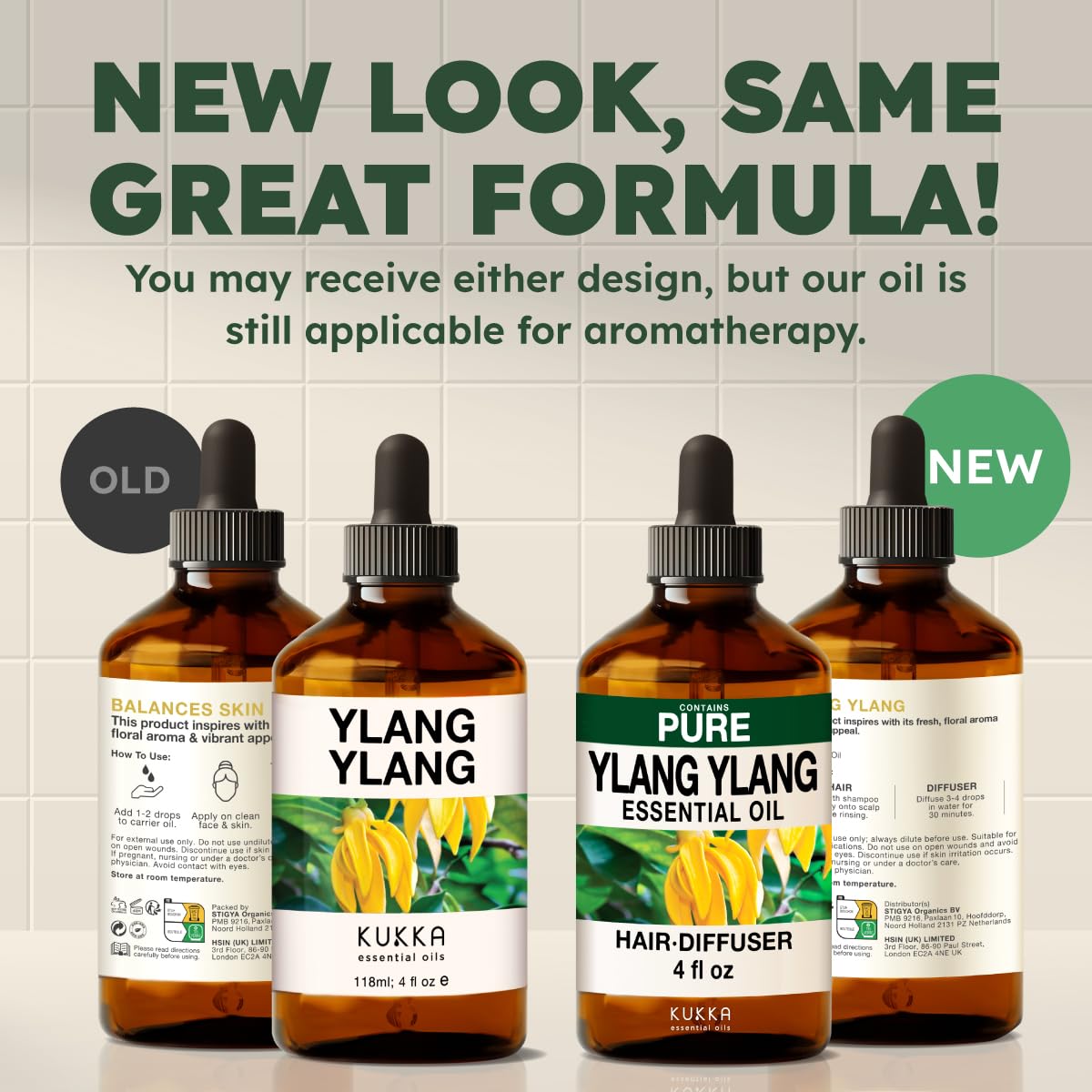 100% Pure Ylang Ylang Oil - 4 Fl Oz Ylang Ylang Essential Oil for Hair, Skin, Diffuser, Aromatherapy & DIY Soap Making Scent