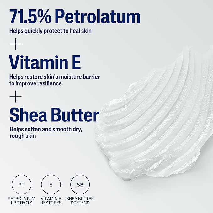 Cetaphil Healing Ointment, Soothes & Protects Dry, Chapped Skin, 3 oz