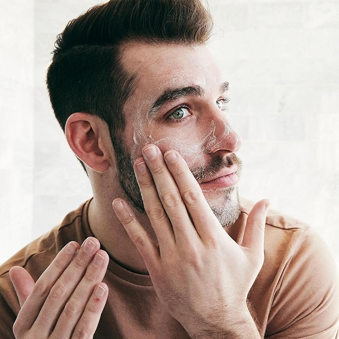 Brickell Men's Daily Defense SPF20 Face Moisturizer for Men, Moisturizing Mineral Sunscreen, Hydrates & Protects Skin Against Harmful UVA/B Rays, With Zinc, Green Tea, & Vitamin E, 3.4oz, Unscented
