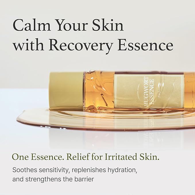 I'm From Mugwort Essence | Vegan Extract - Soothe Sensitive and Irritated Skin, Redness Relief, Refreshing, Korean Hydrating Toner | 5.41 Fl Oz, All Skin Types, PETA Approved