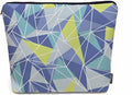 Kalygon Woman Makeup Bag Triangle, Geometric Stripe Triangle Makeup Bags Travel Cosmetic Bags Toiletry Makeup Organizer Pencil Pouch Make Up Cosmetic Bag For Owners Lady Birthday Gifts