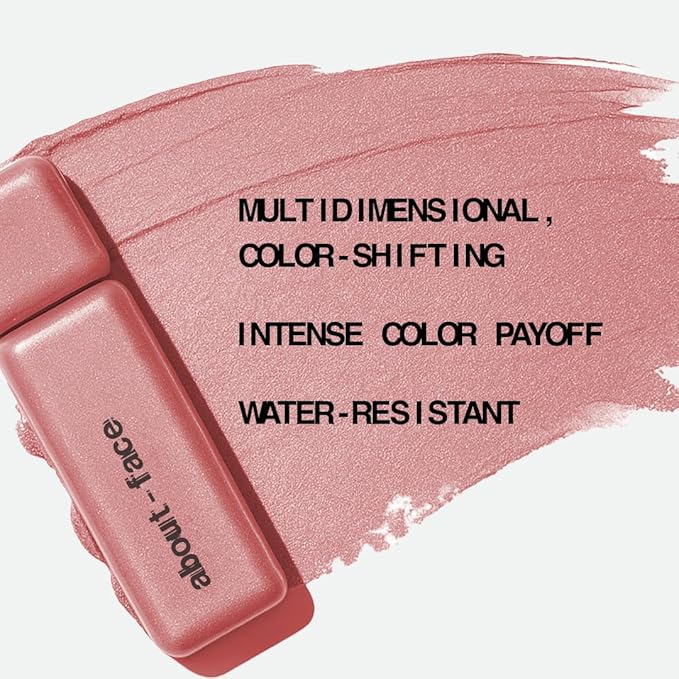 aboutface Fractal Glitter Eye Paint | Shimmering Mauve | 0.13oz