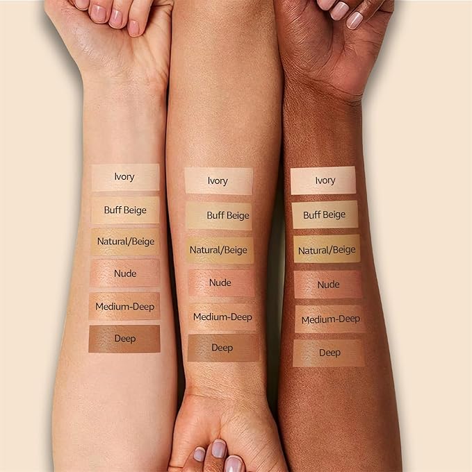 CC Cream for Older Women, Self Adjusting for Mature Skin Reducing Face Makeup for a Glowing Complexion, Moisturizing Concealer Brighten (Nude, 3.21 Ounce (Pack of 1))