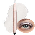 White Eyeshadow Stick Makeup, Waterproof Hypoallergenic Long Lasting Cream Eye Shadow Pencil, Highlighter Matte Crayon eyes liner, Glitter Primer Palette Shimmer Eyeliner Pen