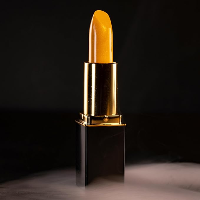 L'Paige pH Color-Changing Yellow Lipstick | Yellow to Warm Coral Pink Transformation | Aloe Vera Moisturizing Formula | Long-Lasting Lip Stain-Like Color | Shade LYW