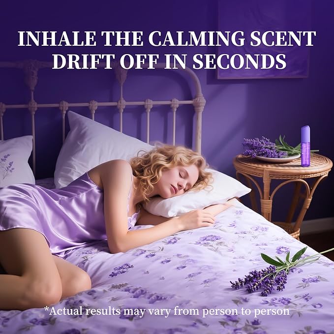 BEAUTNICE Lavender Restful Sleep Spray - Natural Chemical-Free Sleep Aid with Lavandula Angustifolia Flower Water | 50ml Calming Pillow Mist for Relaxation & Better Sleep