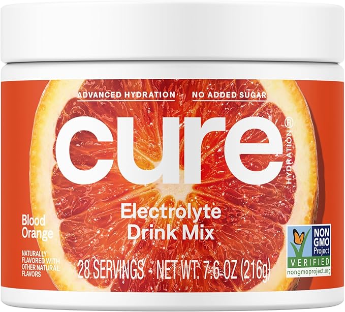 Cure Hydration - Electrolyte Drink Powder Blood Orange 28 Servings