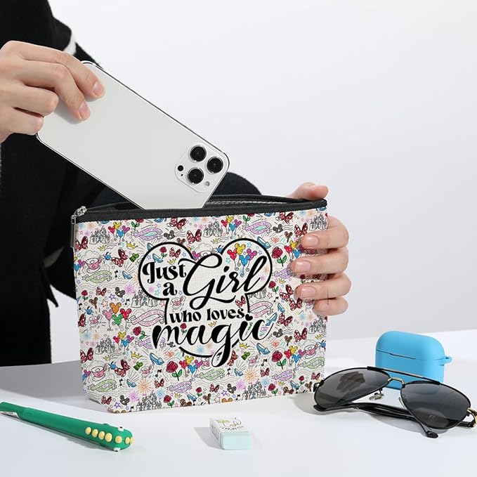 ZHAMEN Cute Mouse Cartoon Movies Makeup Bag Magic Mouse Cosmetic Bags