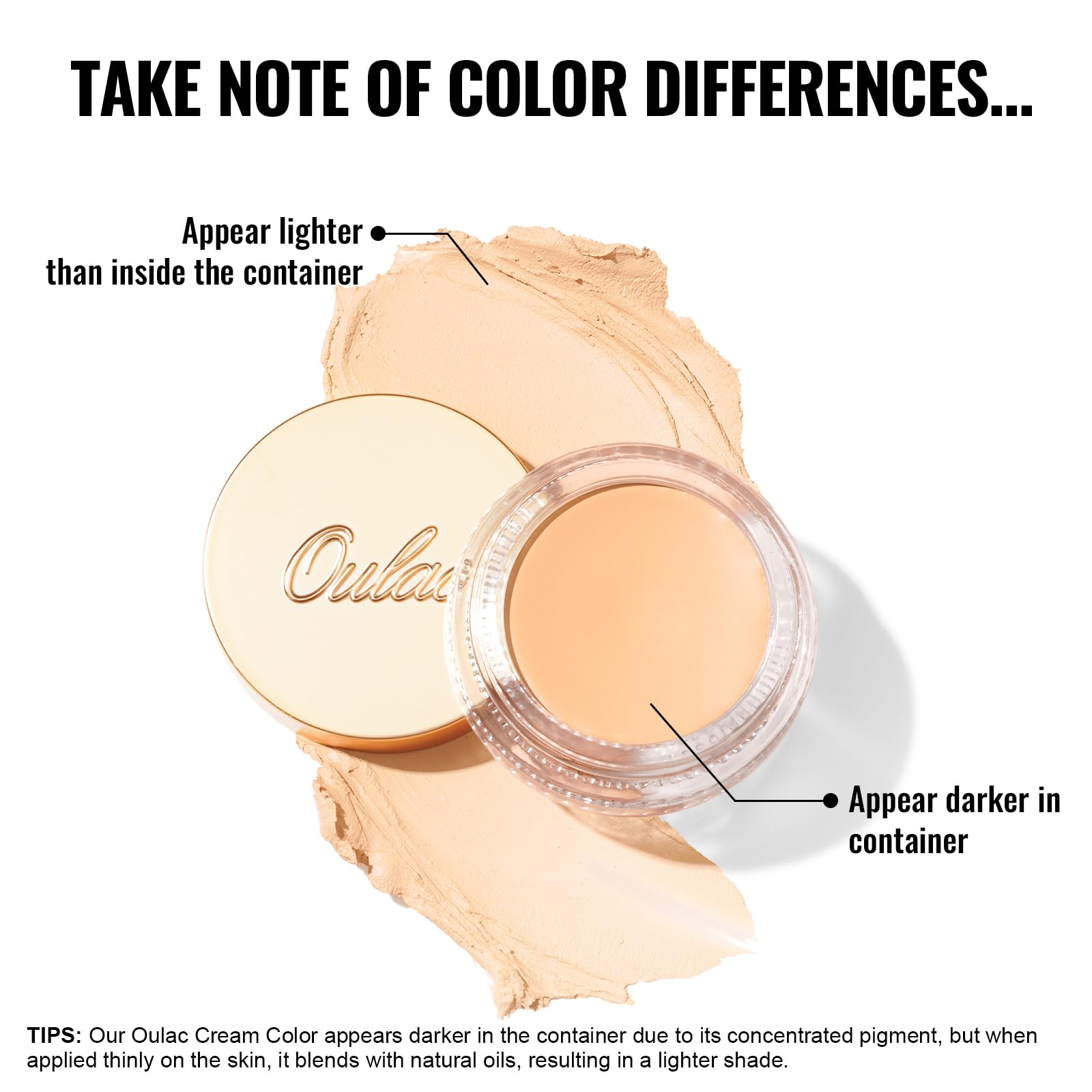 Oulac Matte Eyeshadow 3-in-1 Eyeshadow Eye Primer&Eyeliner Highly Pigmented Waterproof Smudge-proof Long Lasting Wear Smooth&Blendable Formula for Natural Look,Vegan & Cruelty-Free CM04
