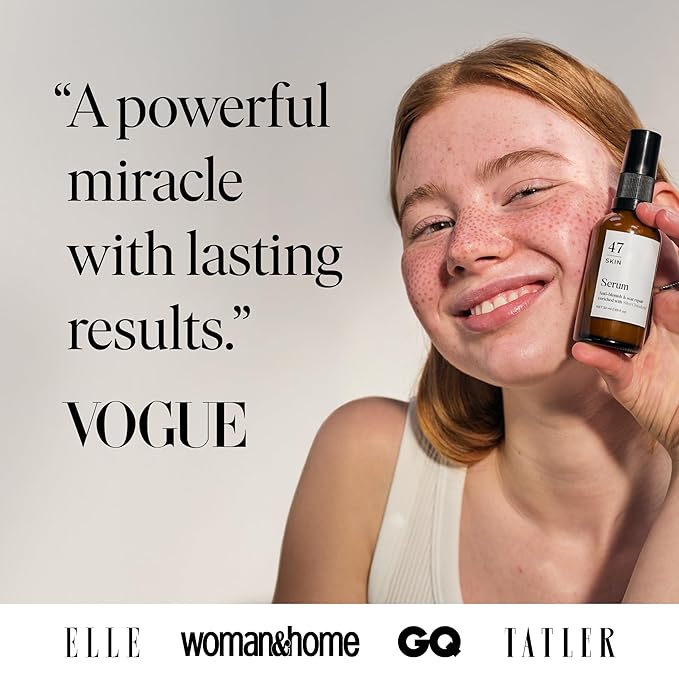 47 Skin | Hydrating Face Serum with Silver Chitoderm for ALL Skin Types