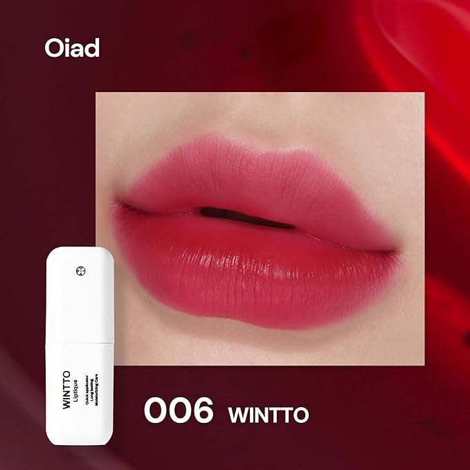 Oiad Liptique Lip Plumping Stain Peel Off - 24 Hour Long Lasting Lip Tattoo, Waterproof & Transfer Proof, Nourishing & Hydrating Peel off Korean Lip Tint for Women (006 WINTTO)
