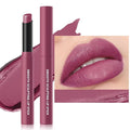TWLBXMG Matte Lipstick Single, Long Lasting Waterproof Velvet Lipsticks, High Pigment Non-Stick Cup Not Fade Lipstick for Women，Quick Makeup Lightweight Portable 9#