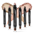 LUXAZA 6PCS Green Eyeshadow Stick Makeup Sets, Crease-Proof Cream Shadow Pen,Metallic And Matte Shimmer Eye Shadow Pencil Crayon, A03-Smoky Green