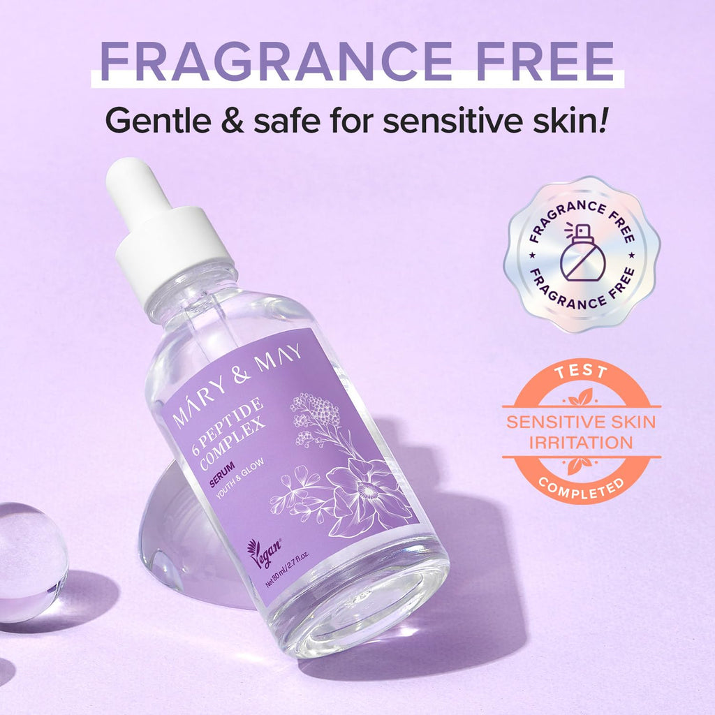 Mary&May 6 Peptide Complex Serum, Value Size, Face & Neck 2.71 fl.oz