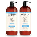 Soapbox Coconut & Shea Shampoo & Conditioner Set for Dry Hair, 1L