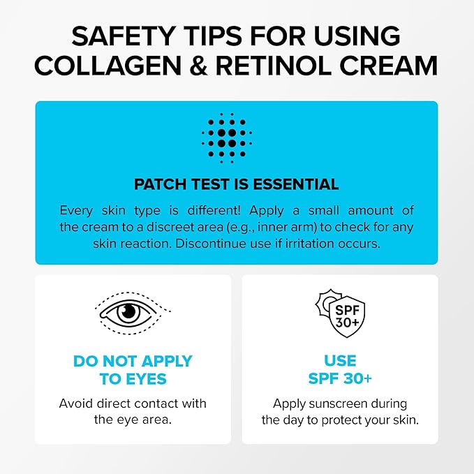 Anti-Aging Face Moisturizer with Retinol, Collagen & Hyaluronic Acid - Moisturizer Face Cream for Women & Men - Visibly Firming & Hydrating Neck Cream - Day & Night Skin Care - 3.4 fl oz