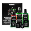 Brickell Men's Daily Elite Face Care Routine II, Toner, Charcoal Face Wash, Face Scrub, Anti-Aging Cream, Eye Cream, Charcoal Mask & Moisturizer, Activated Charcoal, Peptides, Hyaluronic Acid, Scented