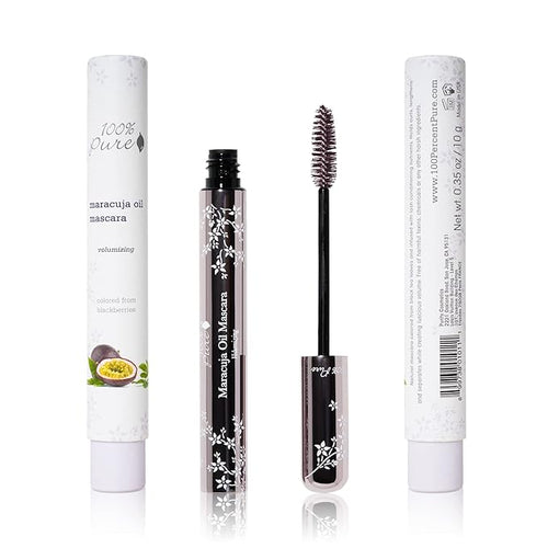 100% PURE Maracuja Oil Mascara, Blackberry, 0.35 oz