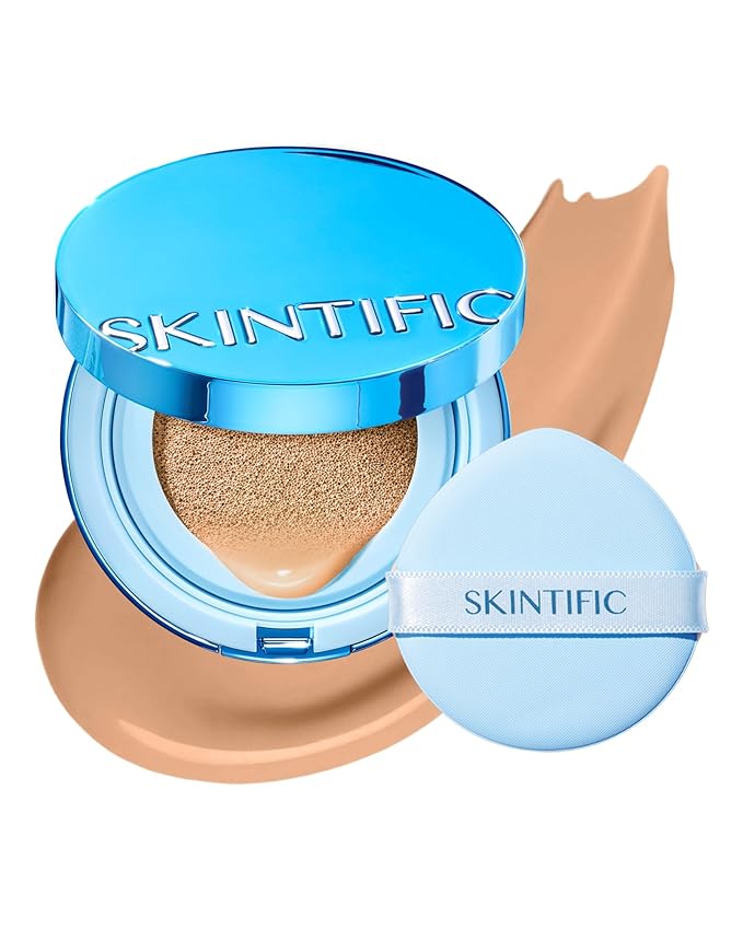 SKINTIFIC Velvet Matte Cushion Foundation Blue #04 Beige