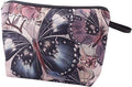 Pebarmnt Cute Animal Lovers Gifts Butterfly Cosmetic Bag Makeup Pouch with Zipper (butterfly)