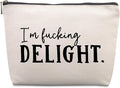 Lcoanriut Funny Gag Gifts for Women Travel Cosmetic Bag, Funny Gifts for Friends Christmas Farewell Friendship Gifts for Women Friends Sister Coworkers Travel Makeup Bags