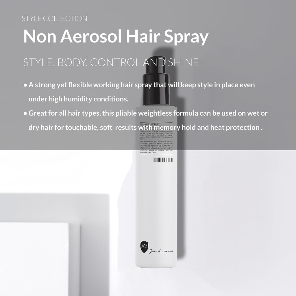 Number 4 Hairspray for Women and Men, Non Aerosol Strong Hold Hair Spray, 6.7 oz