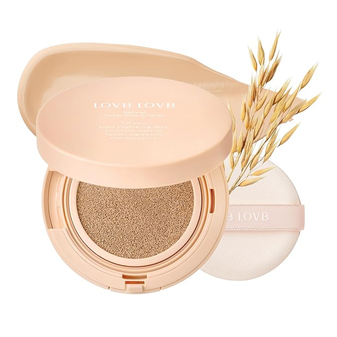 LOVB LOVB Natural Cover Glow Cushion Foundation 21N Light Beige