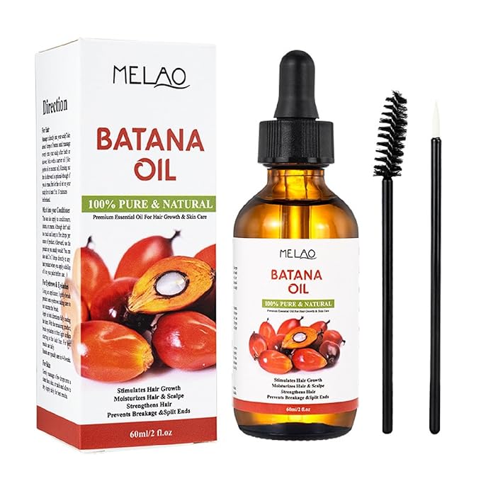 Hobaca Cold-Pressed Batana Oil (60ml) - Hair Growth Serum, Scalp Treatment & Nourishing Oil for Dry, Damaged Hair - Natural, Organic, Chemical-Free (Coconut)