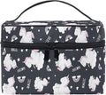 MNSRUU Makeup Bag, Cute Unicorn Rainbow Travel Makeup Organizer Bag Cosmetic Cases Toiletry Bags for Girl Women Ladies