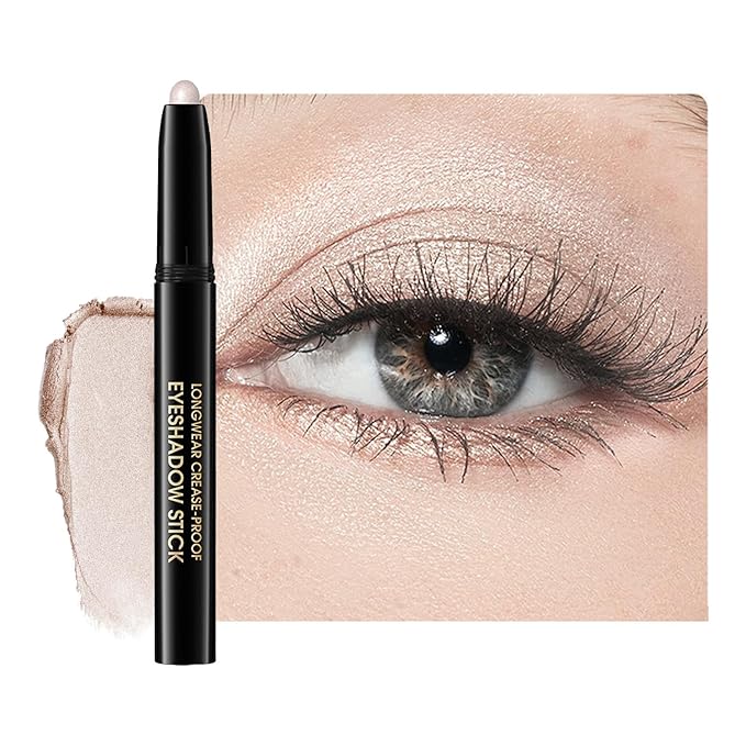 Eyeshadow Stick,Shimmer and Matte Cream Eye Shadow Brightener Sticks