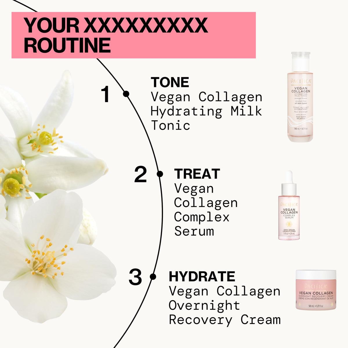 Pacifica Vegan Collagen Hydrating Milk Tonic – Alcohol-Free Milky Toner & Essence Moisturizing Vegan Collagen Face Tonic w/Hyaluronic Acid, Chamomile Jasmine All Skin Types Vegan Dermatologist Tested