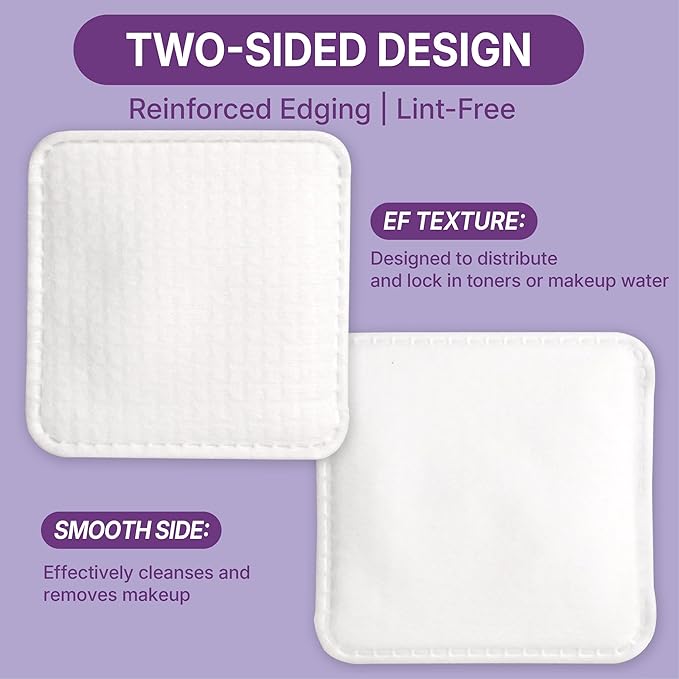 Serenorch Extra Large Cotton Pads 3x3 Inch, 70 Count