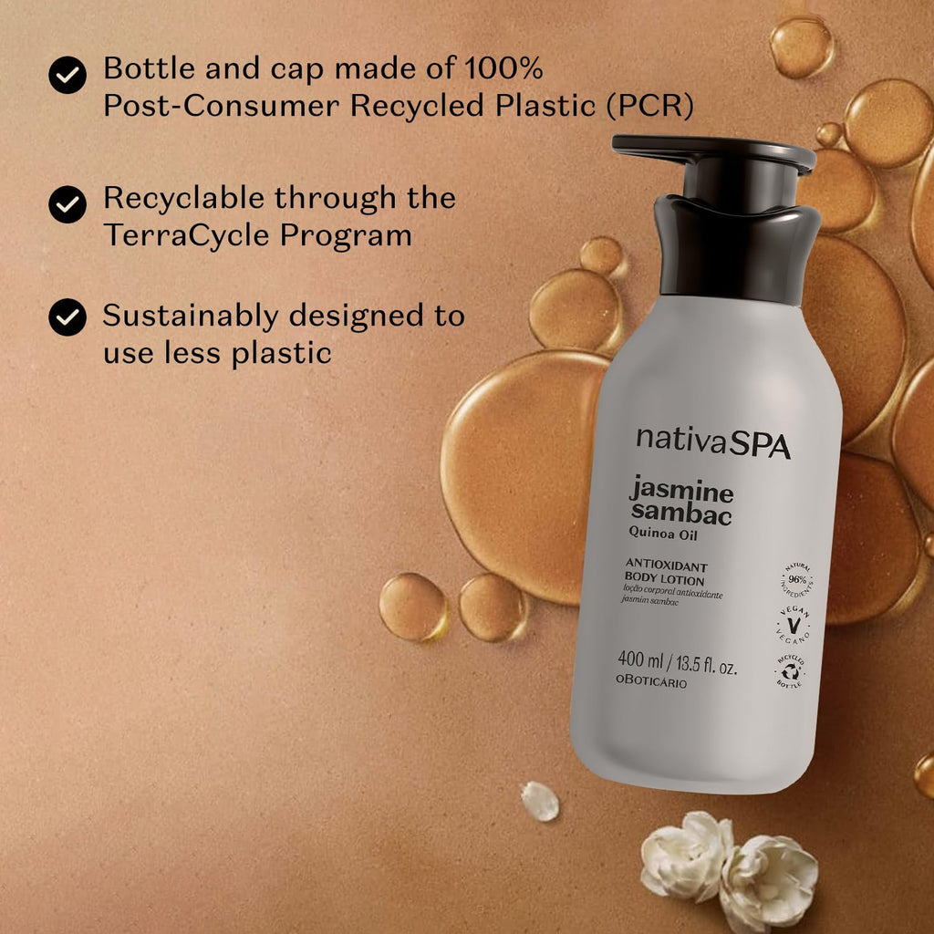 Nativa SPA Jasmin Sambac Hydrating Body Lotion, 13.5 oz