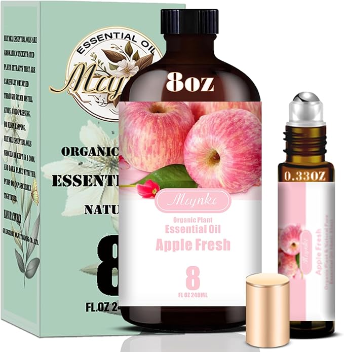 MLYNKL Apple Essential Oil,Apple Oil for Car Diffuser,8 fl oz