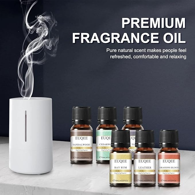 EUQEE 6PCS Men's Pubs Gift Set Premium Fragrance Oils for Men
