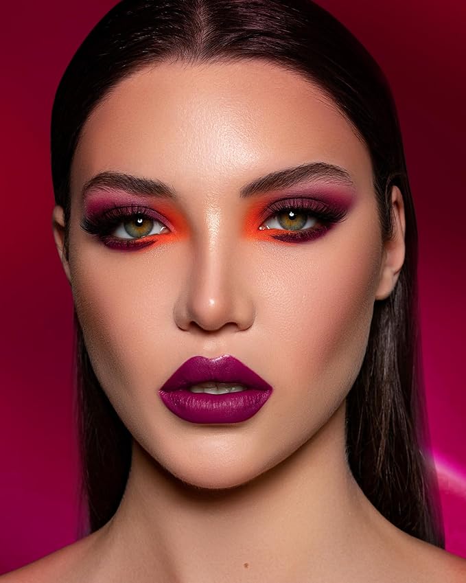 MAKI YIKA Dark Purple Lipstick Matte for Women Color Stay Long Lasting Lipsticks