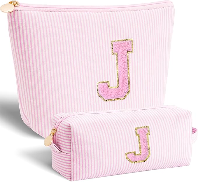Btffitting Gifts for Teen Girls Women - Birthday Gifts for 10 11 12 13 14 15 16 17 18 Years Old Girl,Makeup Bag Cosmetic Bag,Teacher Gift Trendy Stuff Toiletry Bag - Pink,J