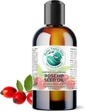 Bella Terra Oils - Natural Rosehip Facial Oil 8 oz - Dive into Natural Rosehip's Essential Fatty Acids & Antioxidants, Infused with Vitamin F, Elevate Daily Face Rituals