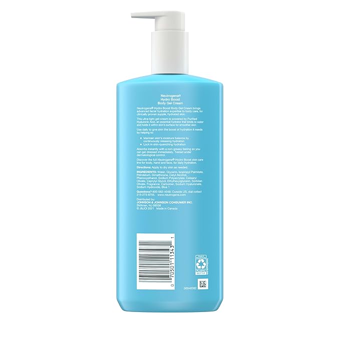 Neutrogena Hydro Boost Body Gel Cream, 16 oz