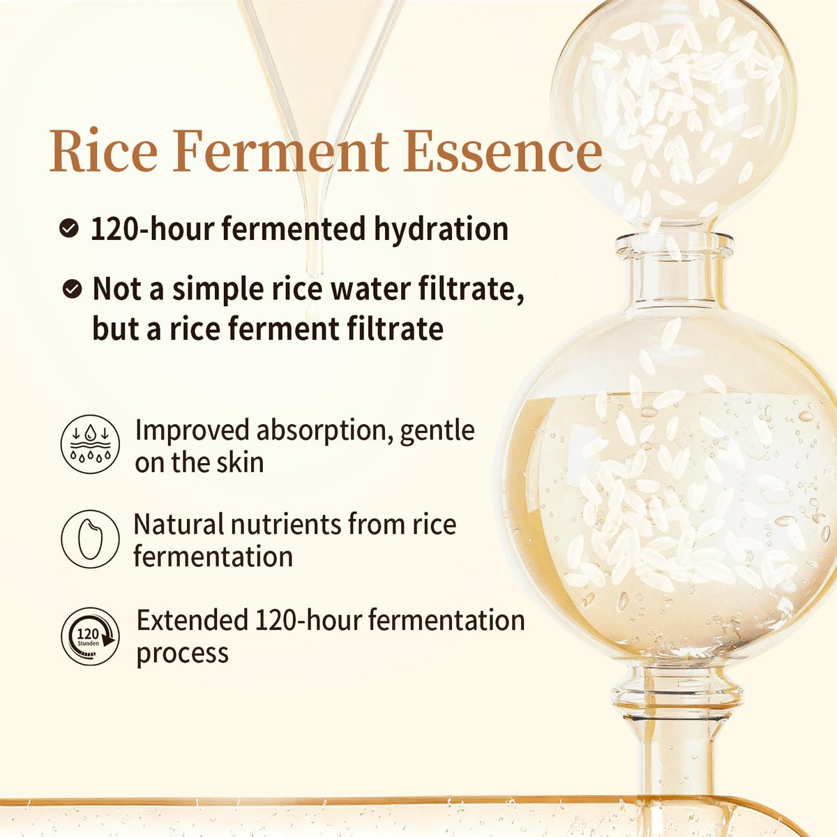RAZUYEN Rice Toner, Milky Toner for Soothing and Glowing Skin