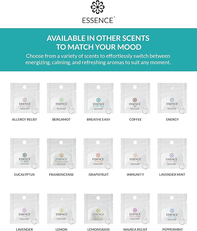 Essence Wearable Aromatherapy Nasal Diffuser – Breathe Easy Essential Oil