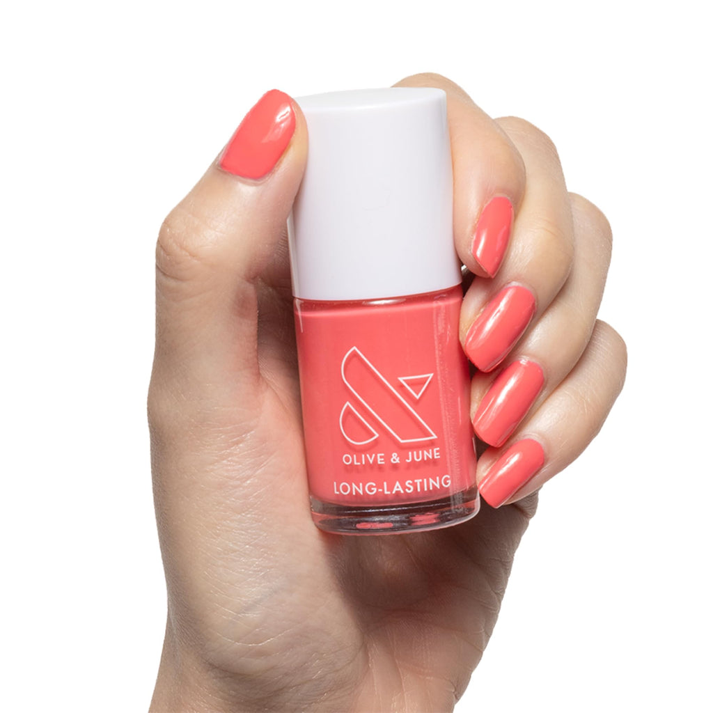 Olive & June Long Lasting Nail Polish, Maine Character Energy Lobster Red