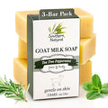 Southern Natural Goat Milk Soap Bar Tea Tree Peppermint, 3 Pack, Dry Skin