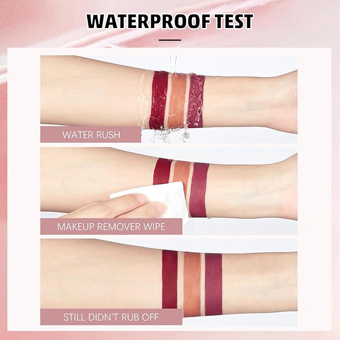 Eshioh Matte Lip Gloss, Lip Gloss Silky Smooth Finish, Lipgloss Makeup Colorful and Creamy Texture, Lipstick for Every Occasion, Lip Oil Moisturizing and Hydrated #10