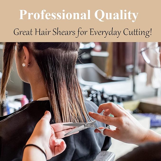 JASON Hair Cutting Scissors Shears - 6" Professional Haircut Trimming Sharp
